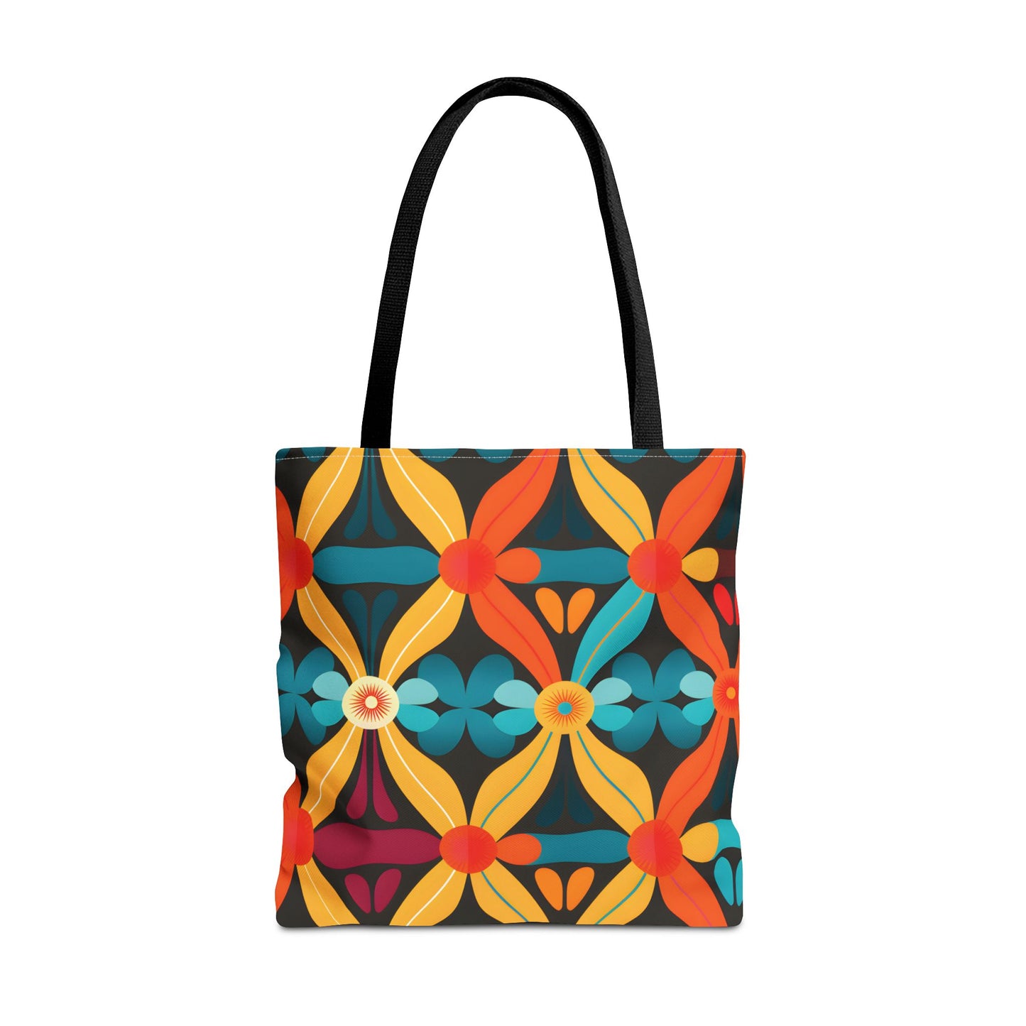 Retro Pattern Tote Bag Design 4