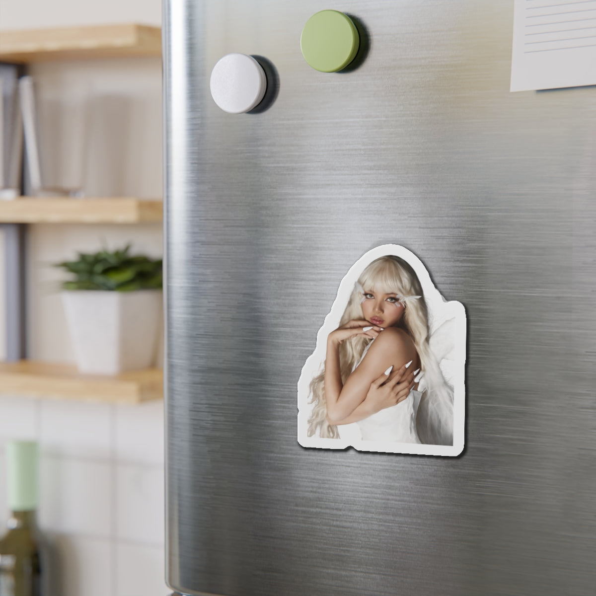 Lalisa Manoban Blackppink Gift for Lisa Fans Lillies Magnet Design 8