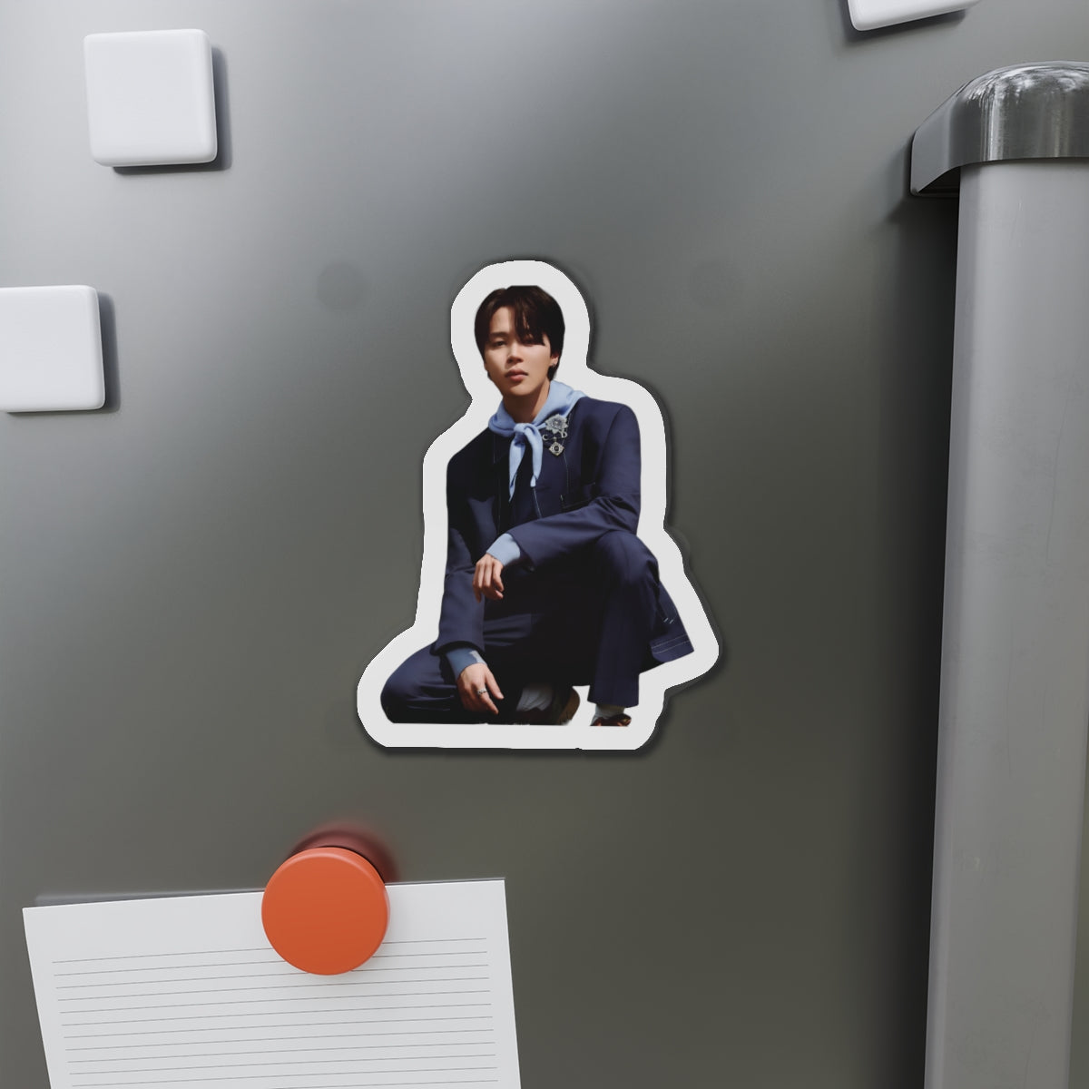 BTS Park Jimin Dior Photoshoot Wearing a Suit Magnet