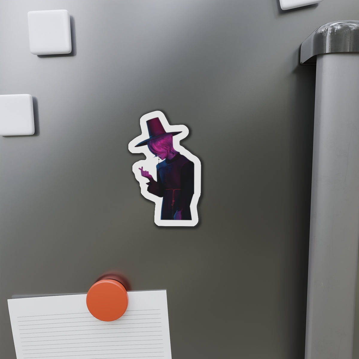 Kpop Demon Hunters Saja Boys Mystery Saja Demon Form Finger Heart Magnet