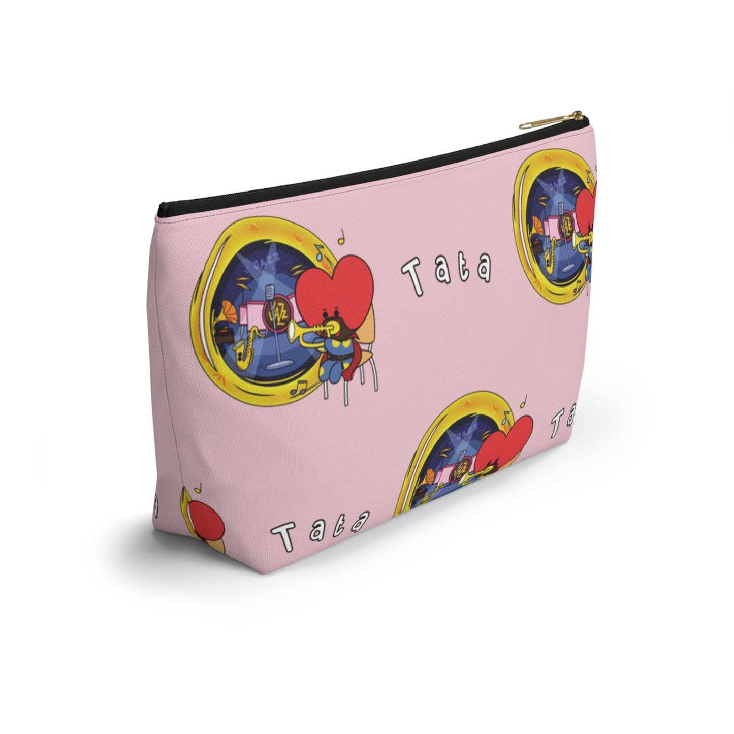 BT21 Tata Pink Pattern Travel Bag