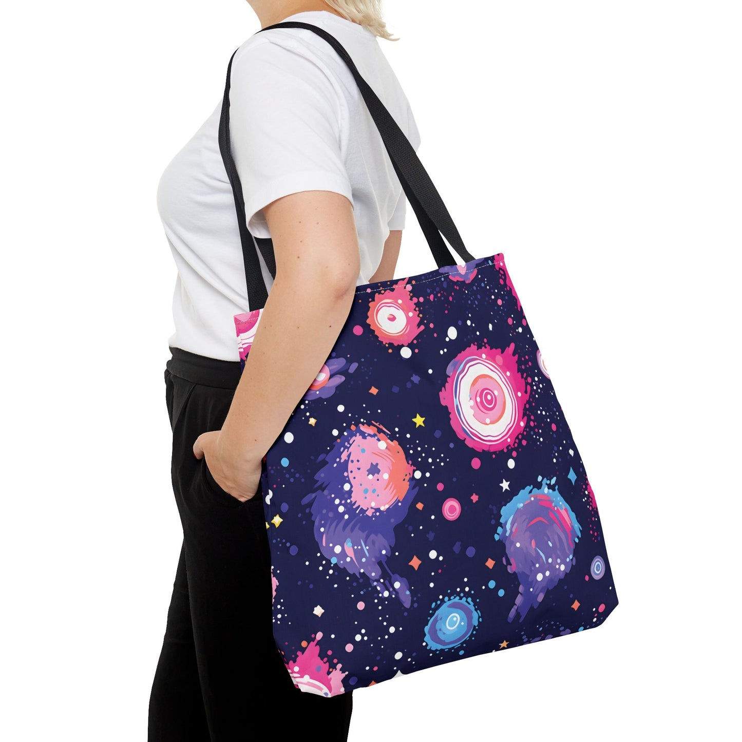 Colorful Space Pattern Tote Bag Design 5