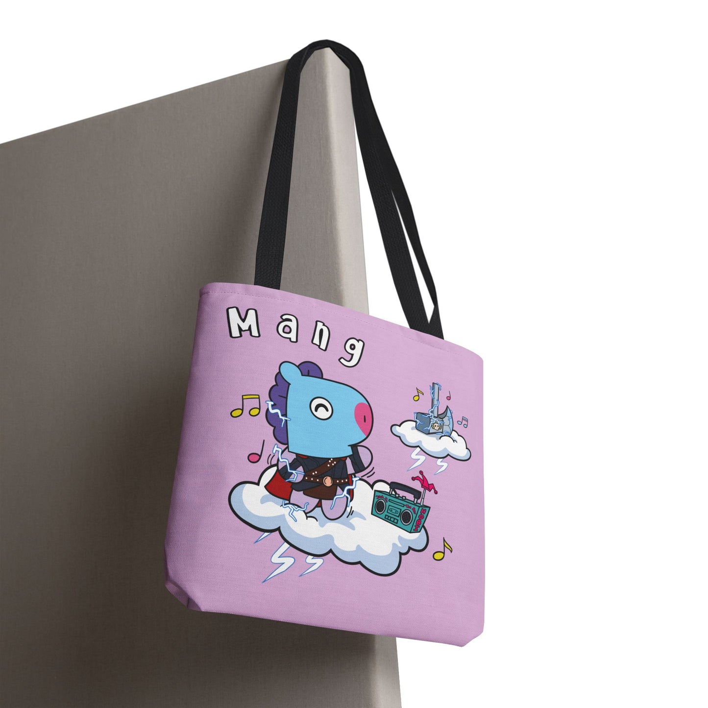 BT21 Mang Purple Tote Bag Single Design