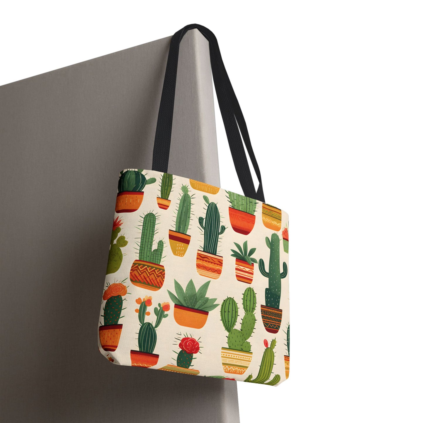 Cactus Pattern Tote Bag Design 8