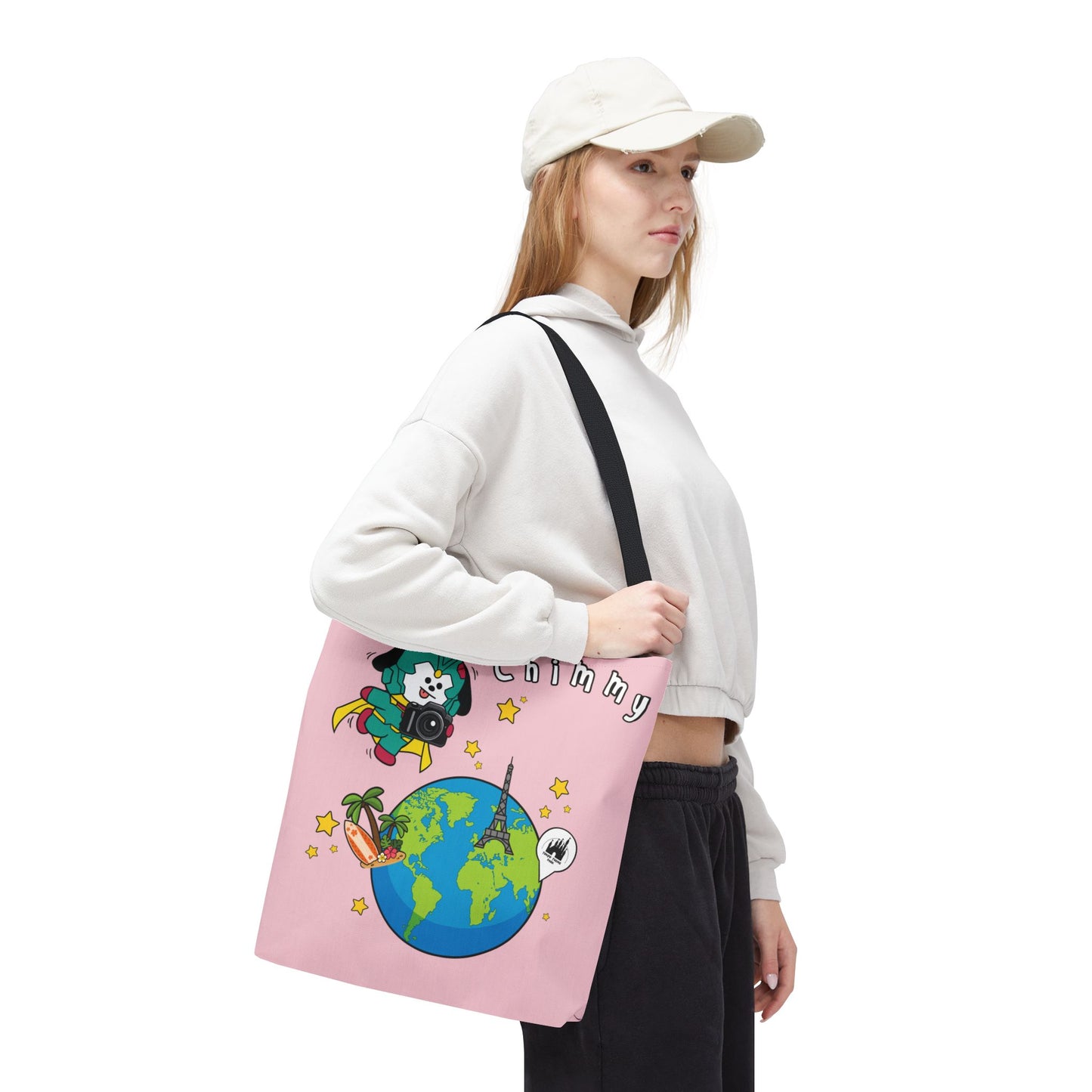 BT21 Chimmy Pink Tote Bag Single Design