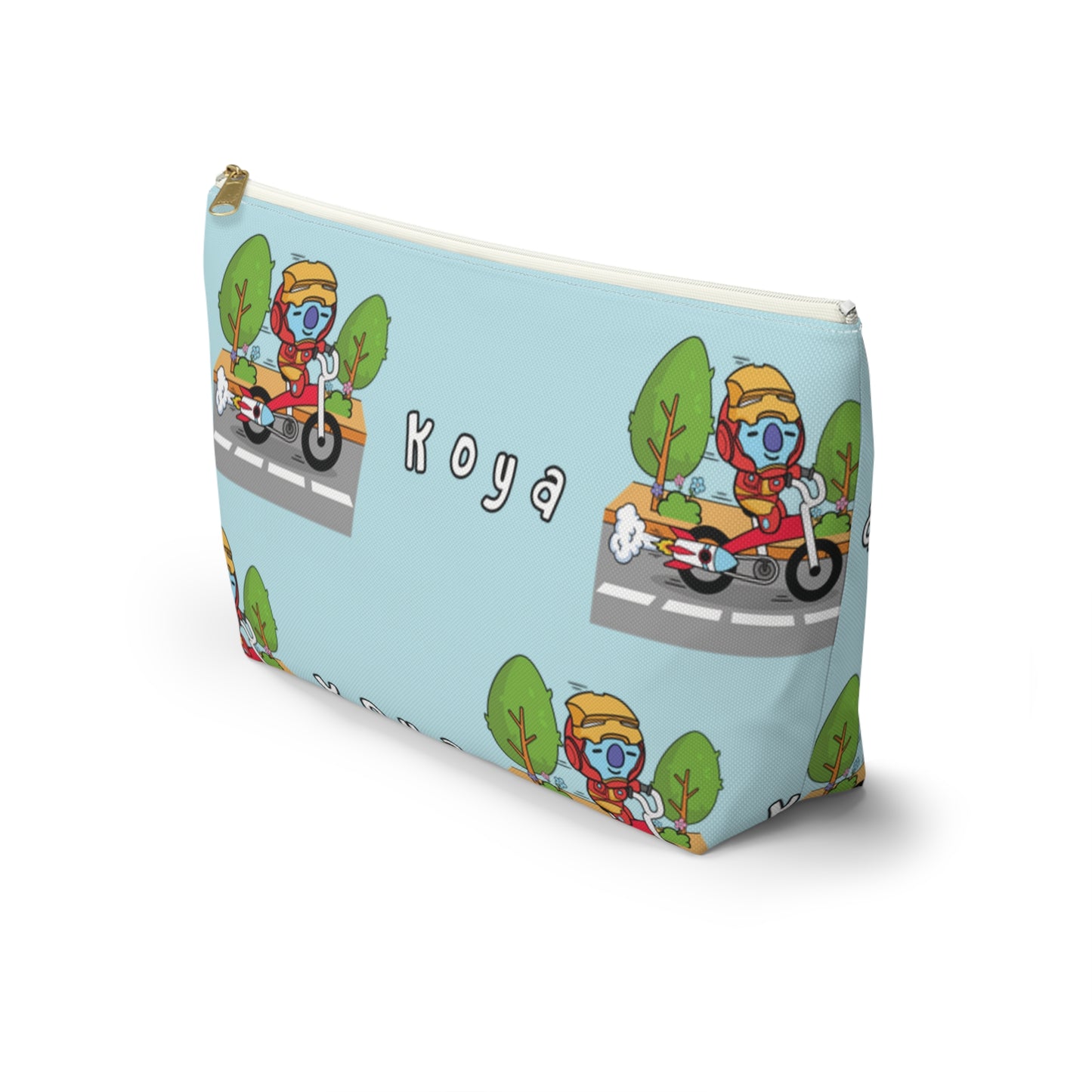 BT21 Koya Blue Pattern Travel Bag