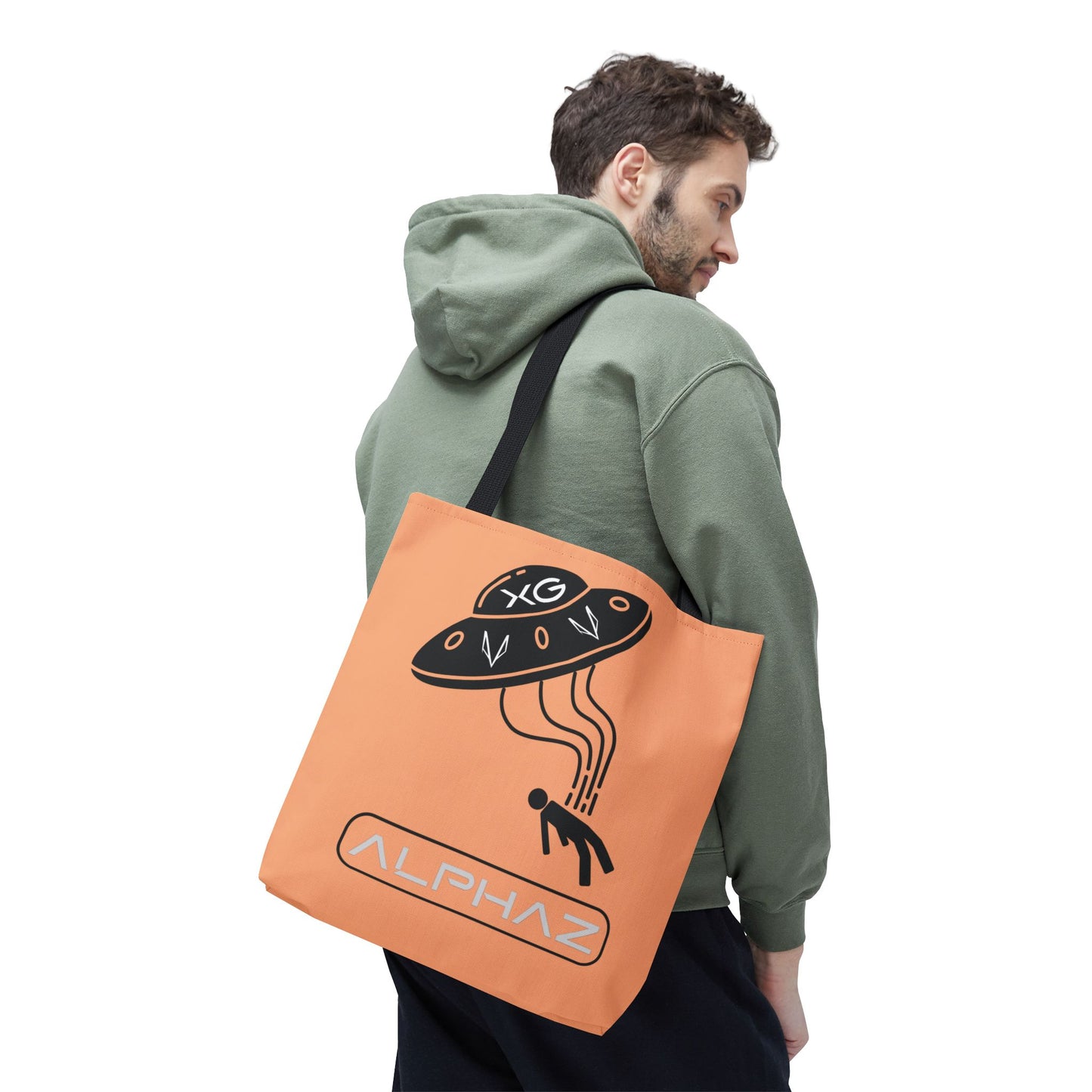 Orange Juria XG Spaceship Tote Bag Design 3