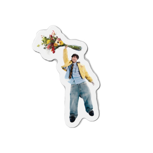 Jhope Sweet Dreams Holding Flowers Photoshoot Magnet
