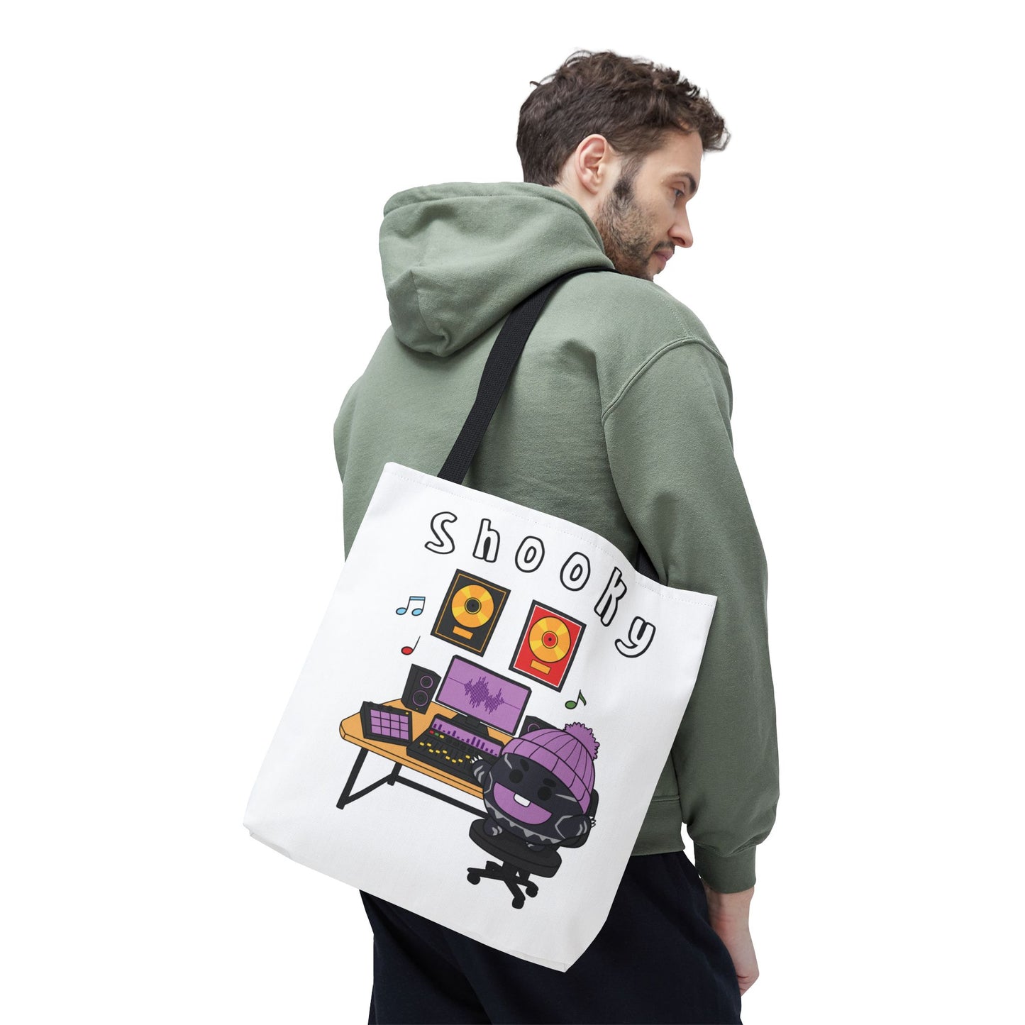 BT21 Shooky White Tote Bag Single Design