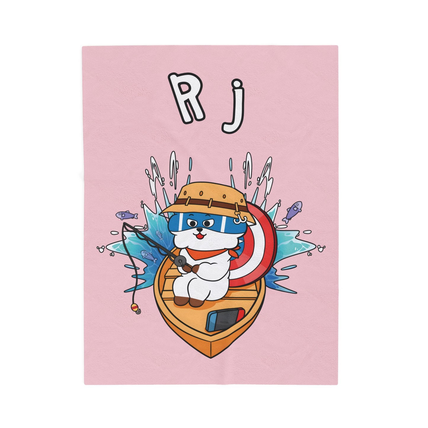 Pink RJ Blanket - BT21 Single Design