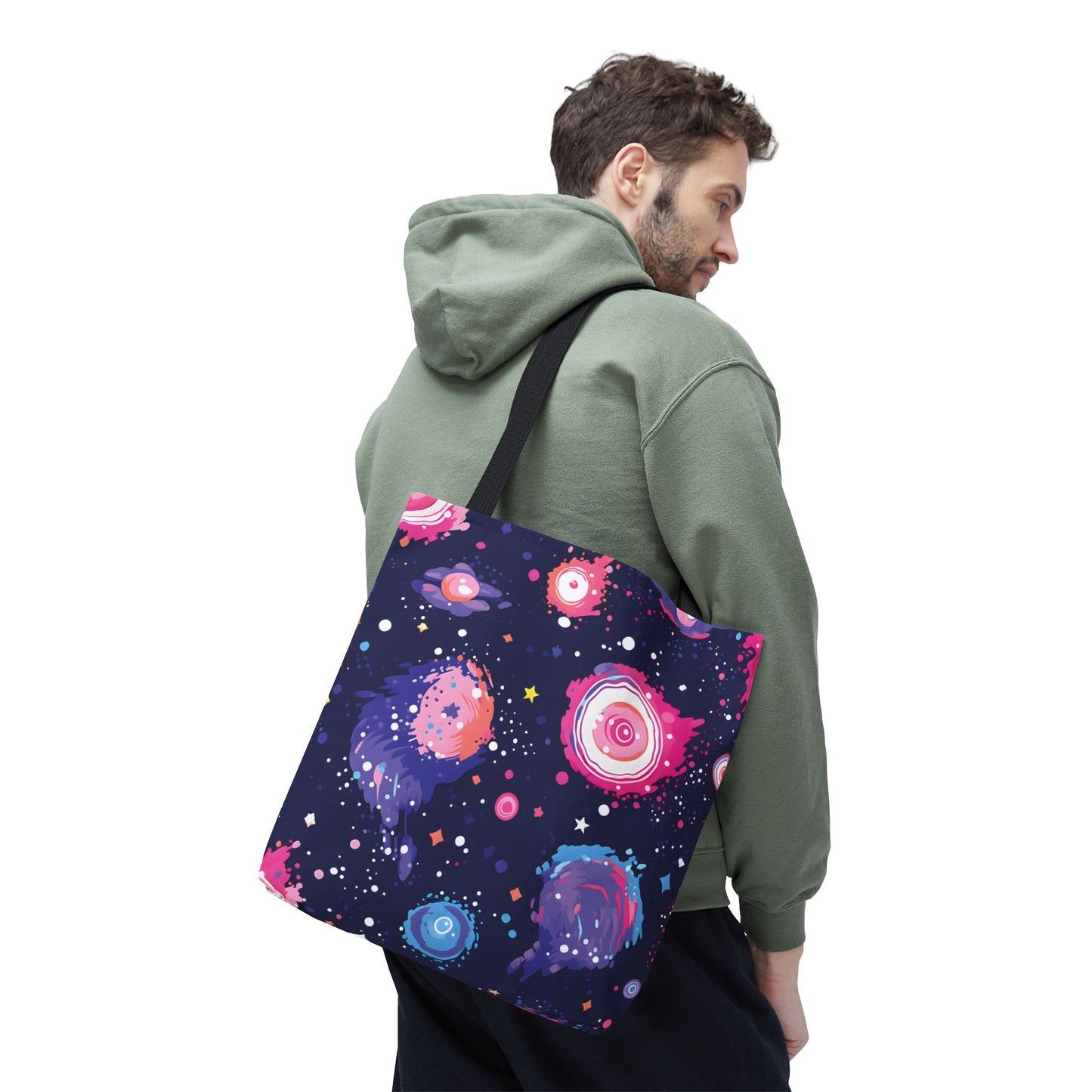 Colorful Space Pattern Tote Bag Design 5