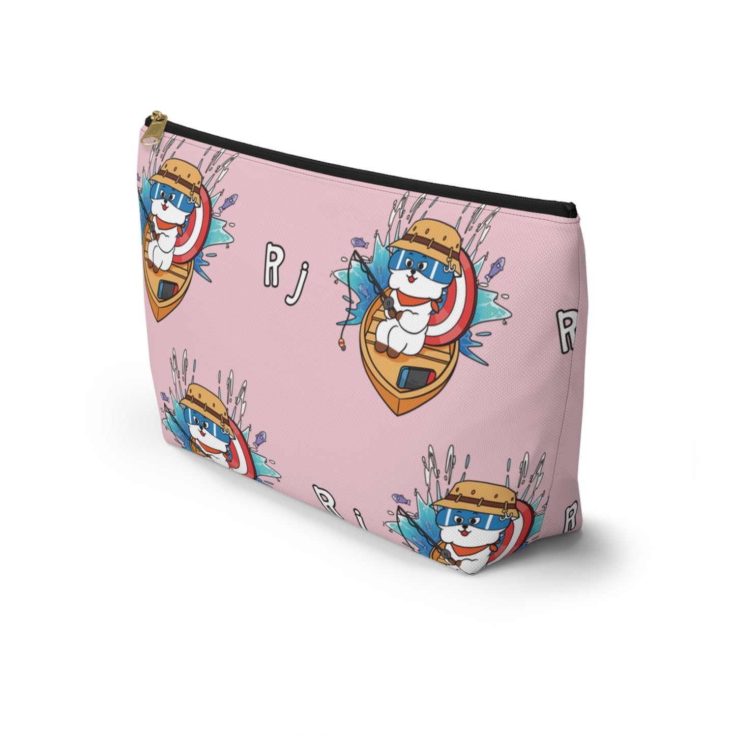 BT21 RJ Pink Pattern Travel Bag