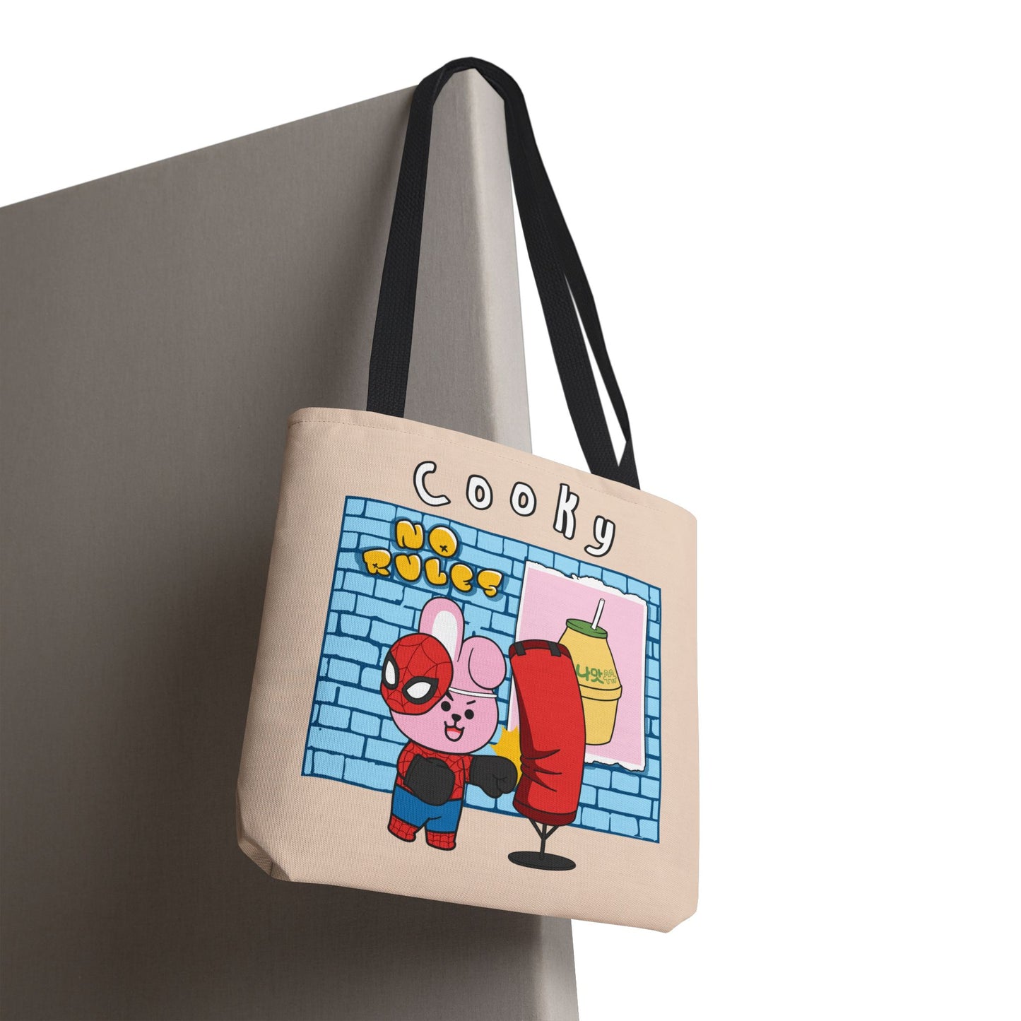 BT21 Cooky Beige Tote Bag Single Design