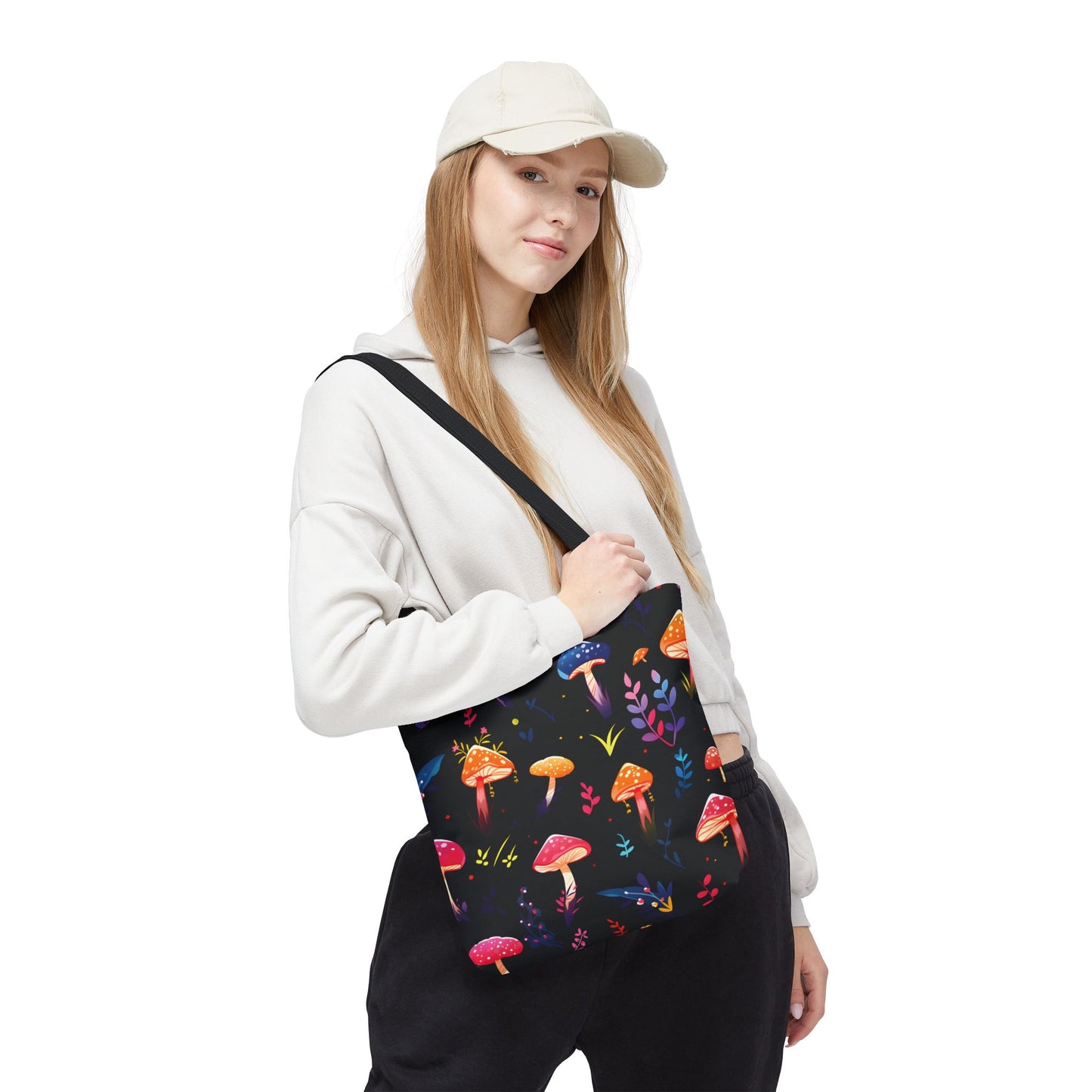 Mushroom Pattern Tote Bag Design 7