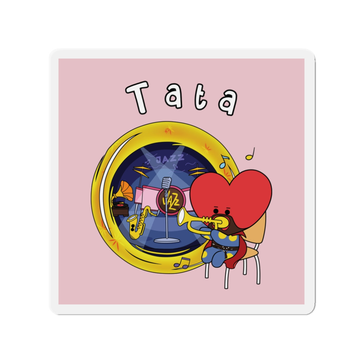 BT21 Tata Pink Magnet