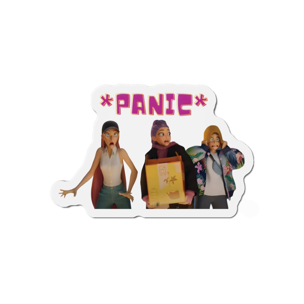 Kpop Demon Hunters Huntrix Rumi Mira Zoey Alley Quick Hide Magnet