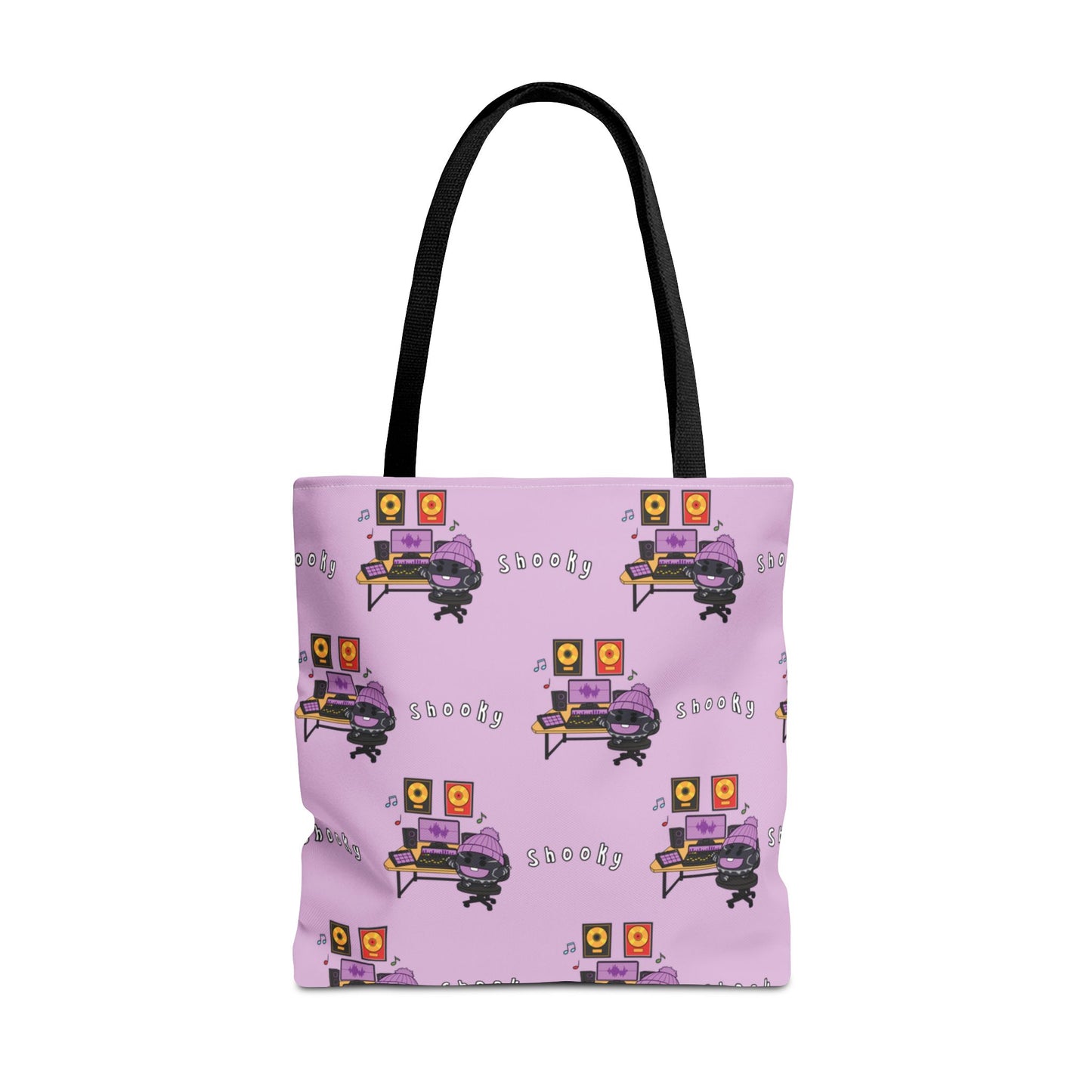 BT21 Shooky Purple Tote Bag Pattern Design