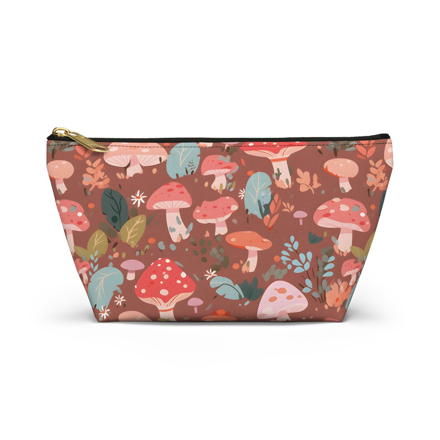 Mushroom Pattern Travel Bag Design 1