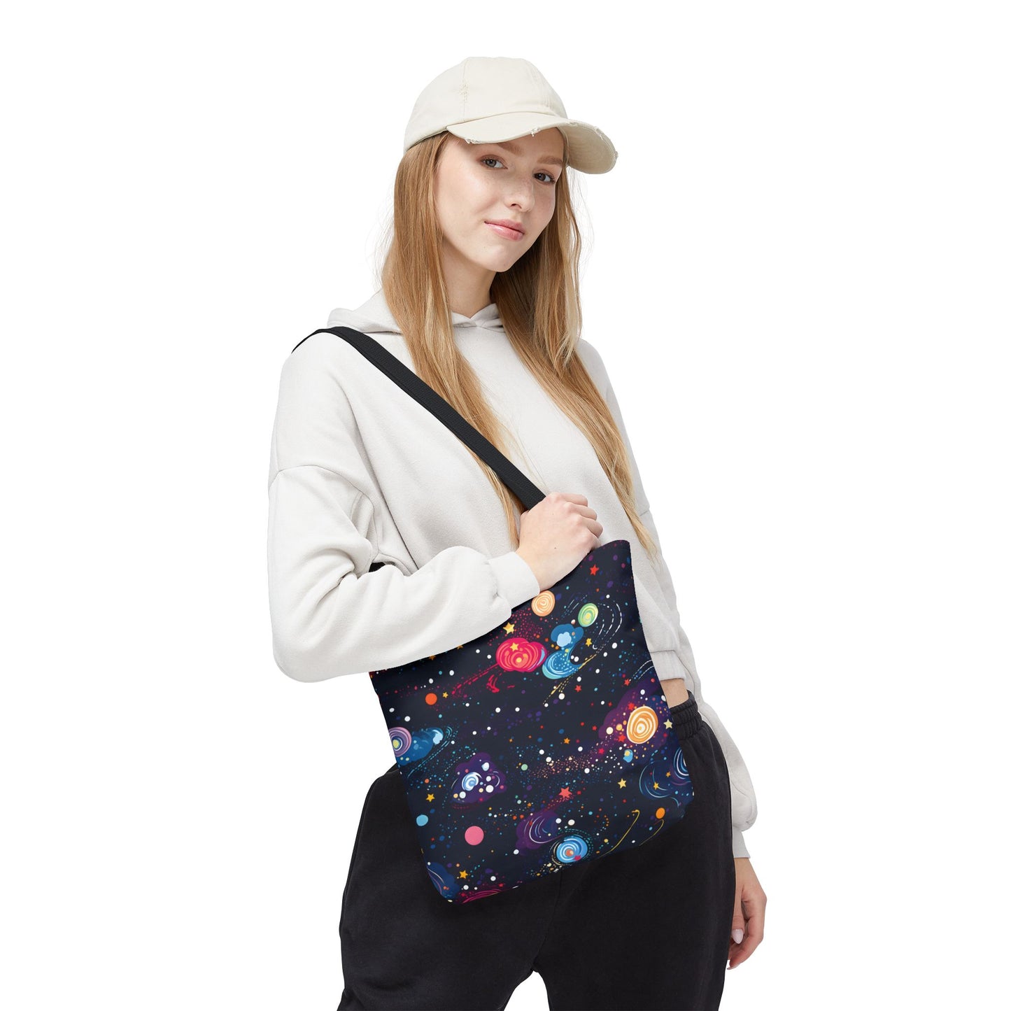 Colorful Space Pattern Tote Bag Design 4