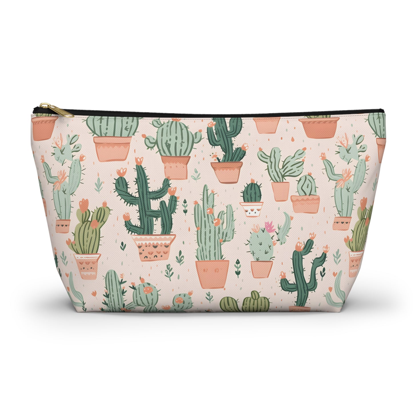 Cactus Pattern Travel Bag Design 2