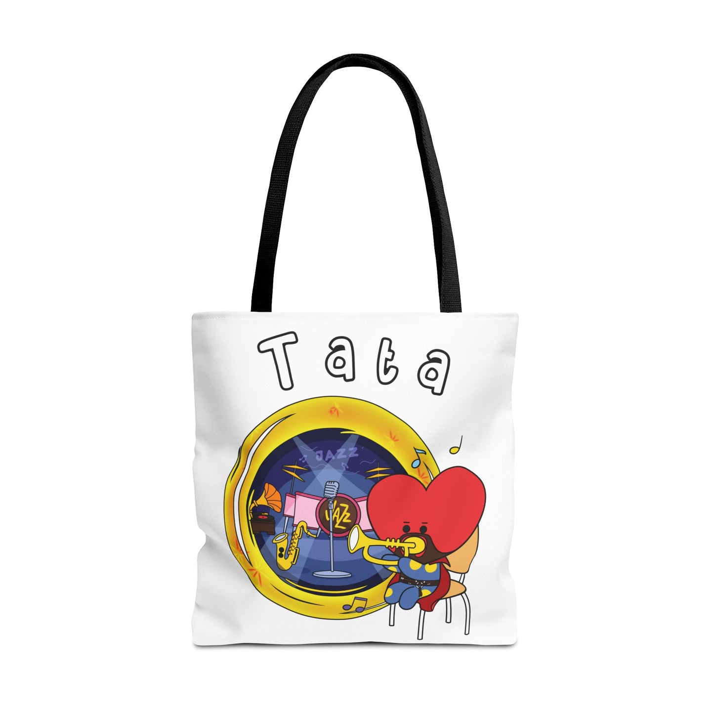 BT21 Tata White Tote Bag Single Design