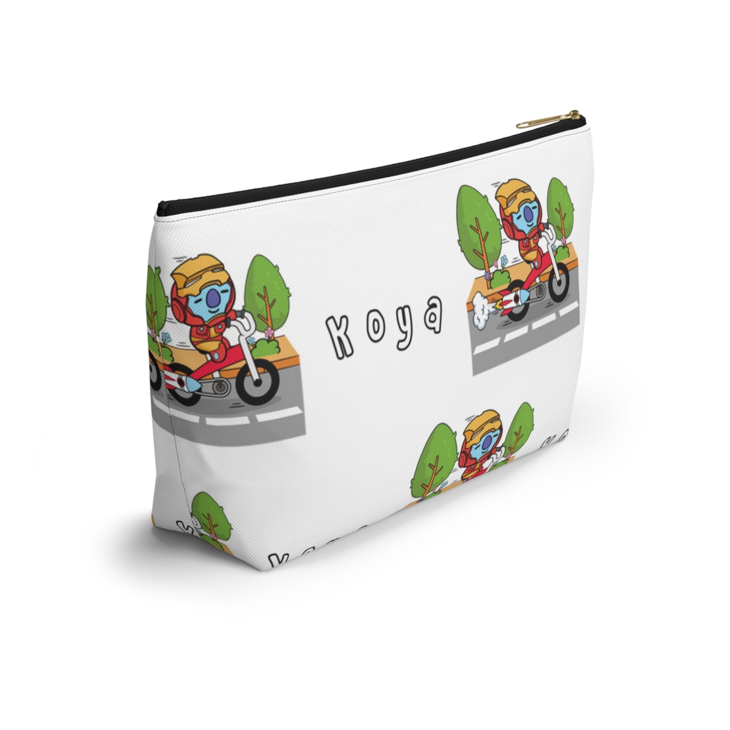 BT21 Koya White Pattern Travel Bag