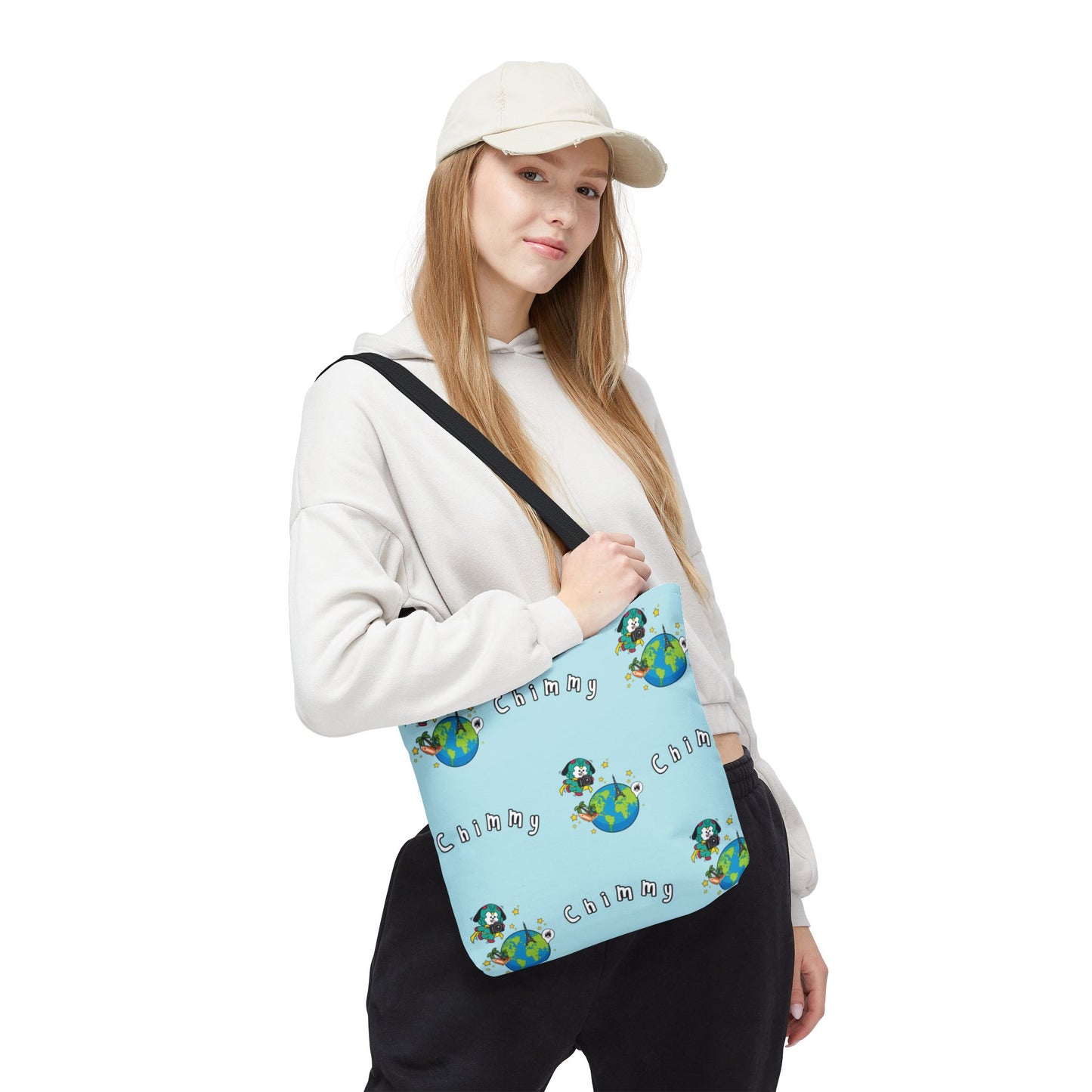 BT21 Chimmy Blue Tote Bag Pattern Design