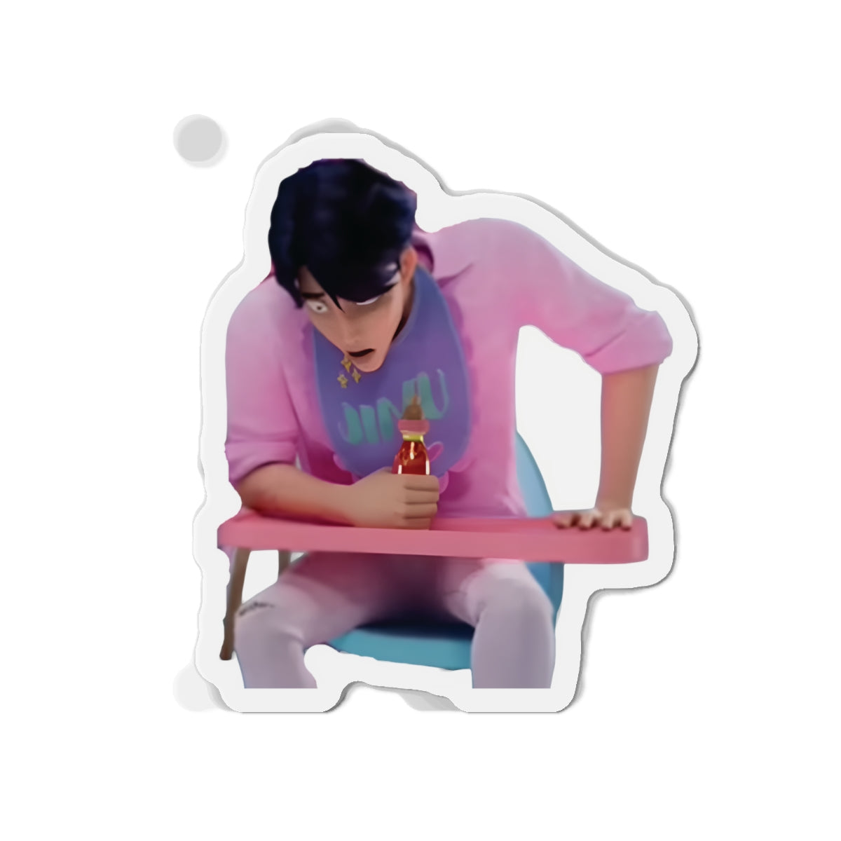 Kpop Demon Hunters Saja Jinu Hot Sauce Challenge Magnet