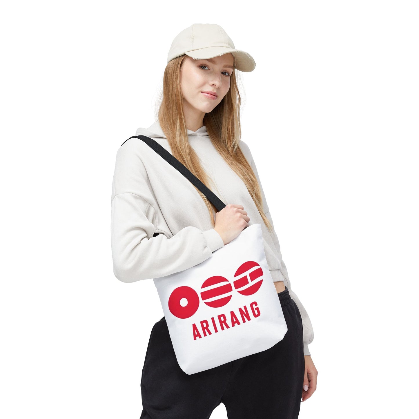 BTS Arirang 2026 World Tour Logo Design 1 White Tote Bag