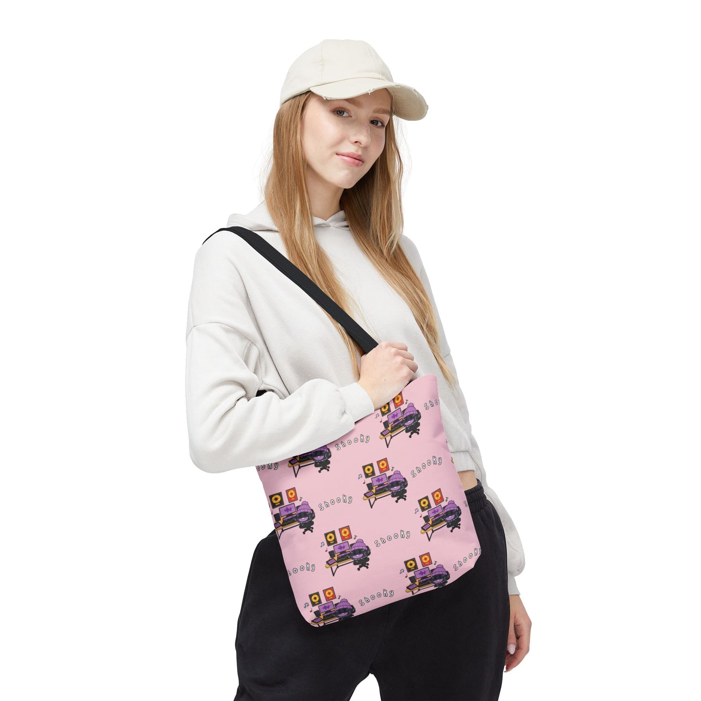 BT21 Shooky Pink Tote Bag Pattern Design