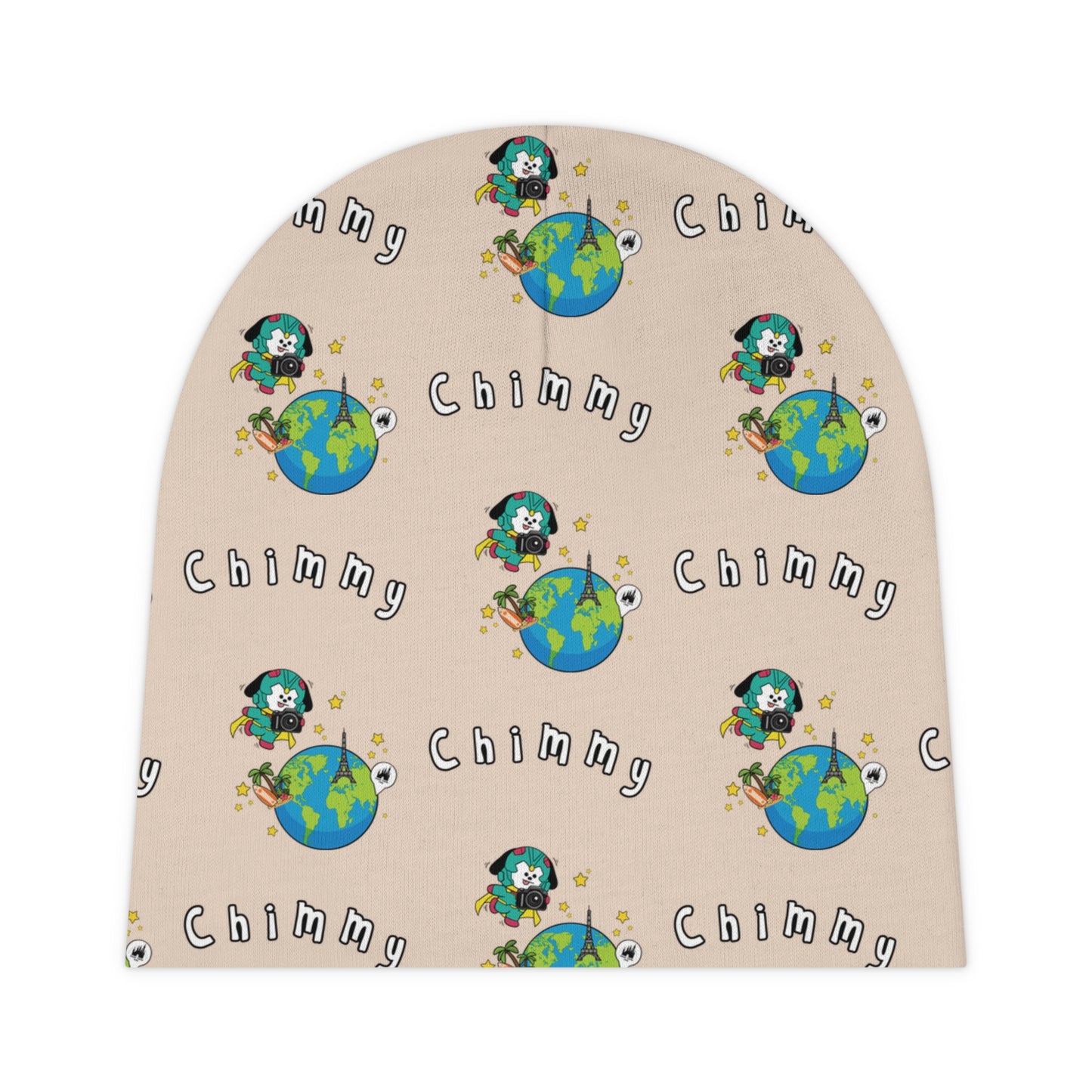 BT21 Chimmy Beige Baby Beanie Pattern