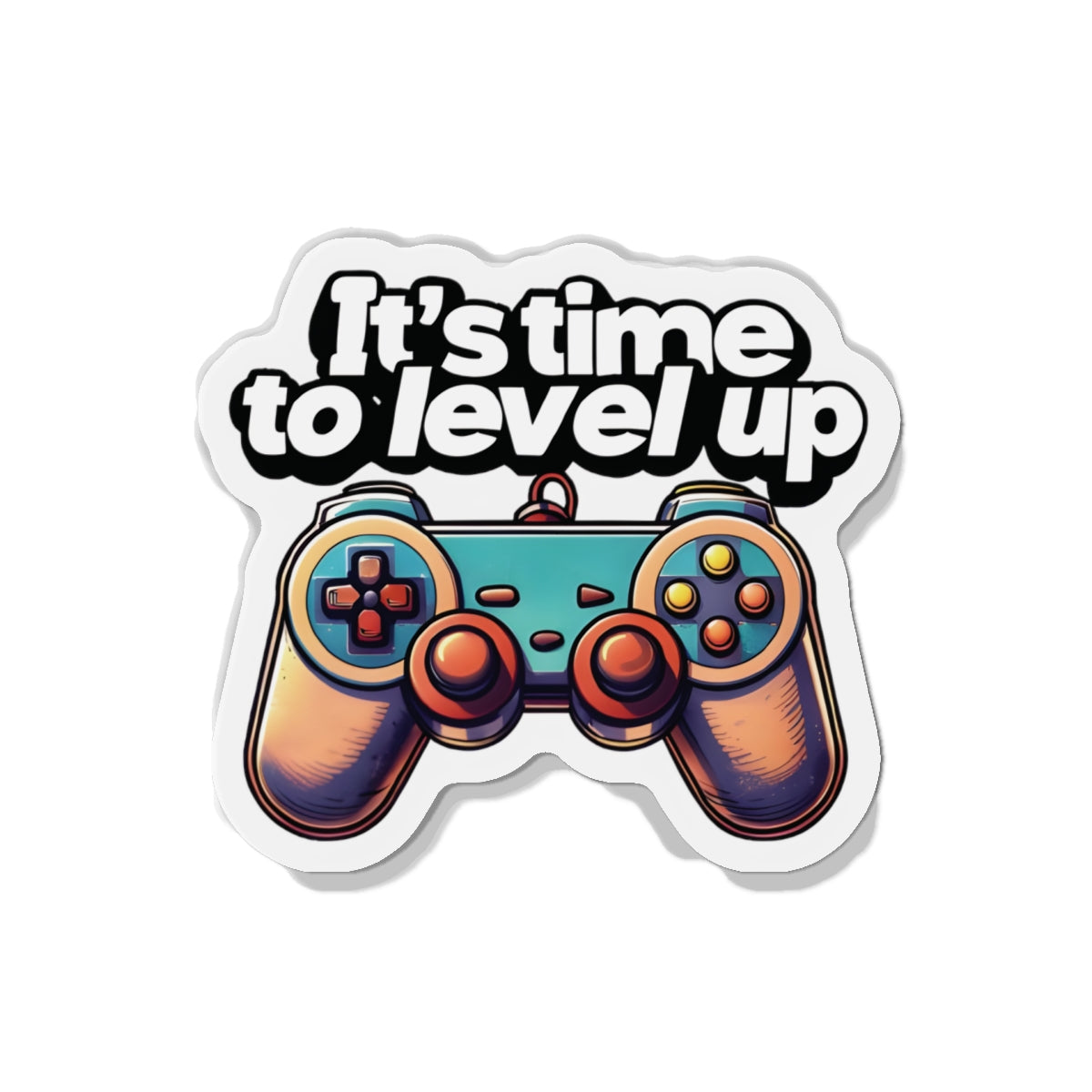 It's Time to Level Up Magnet - Motivational