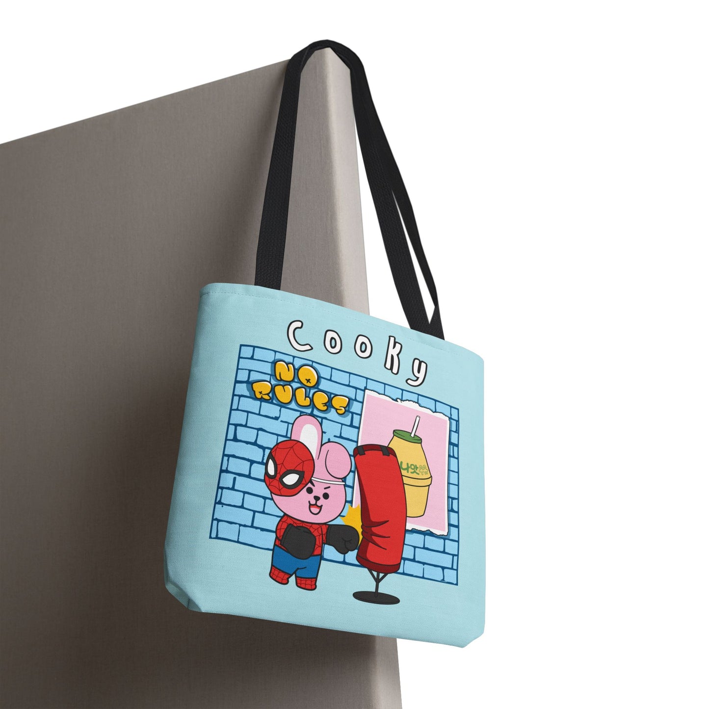 BT21 Cooky Blue Tote Bag Single Design