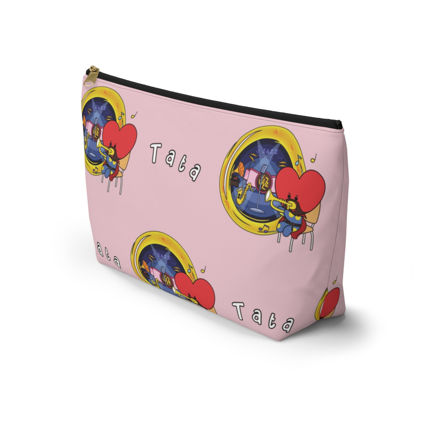 BT21 Tata Pink Pattern Travel Bag