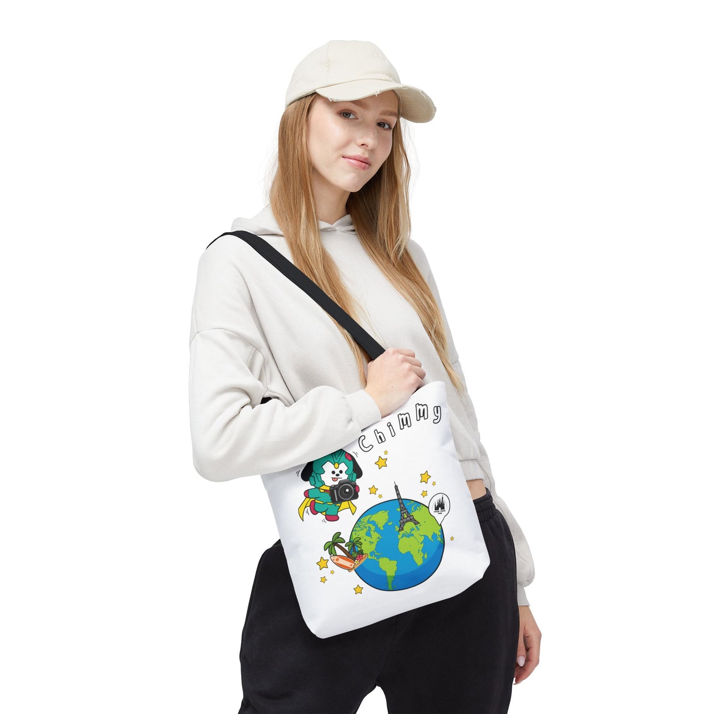 BT21 Chimmy White Tote Bag Single Design