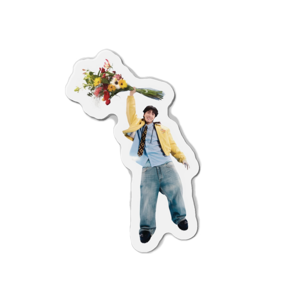 Jhope Sweet Dreams Holding Flowers Photoshoot Magnet