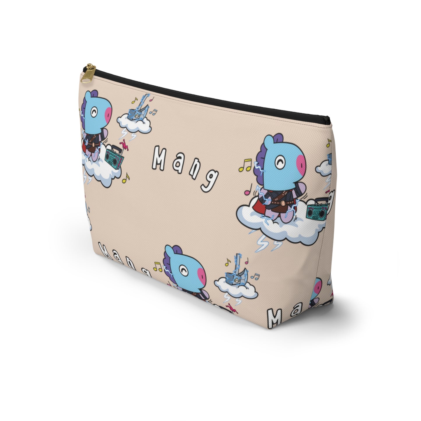 BT21 Mang Beige Pattern Travel Bag