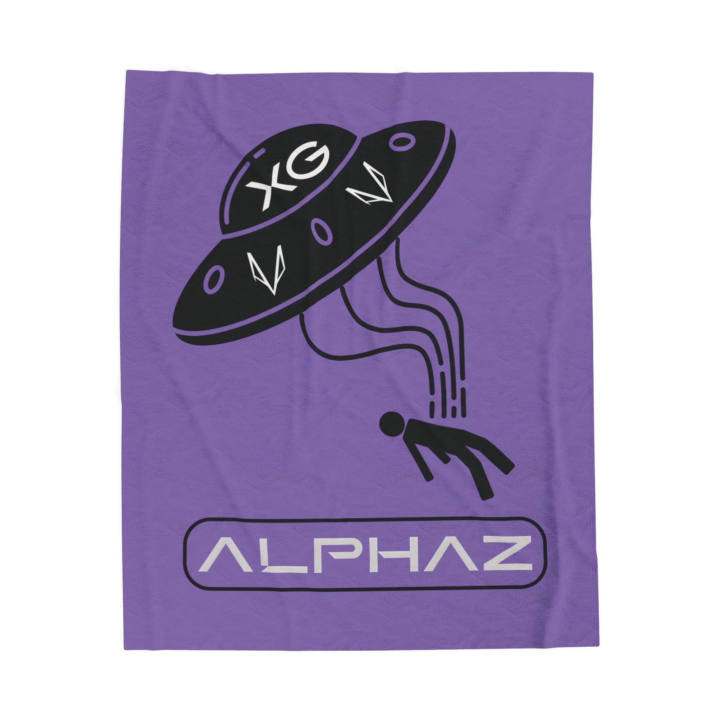 Purple XG Harvey Spaceship Blanket