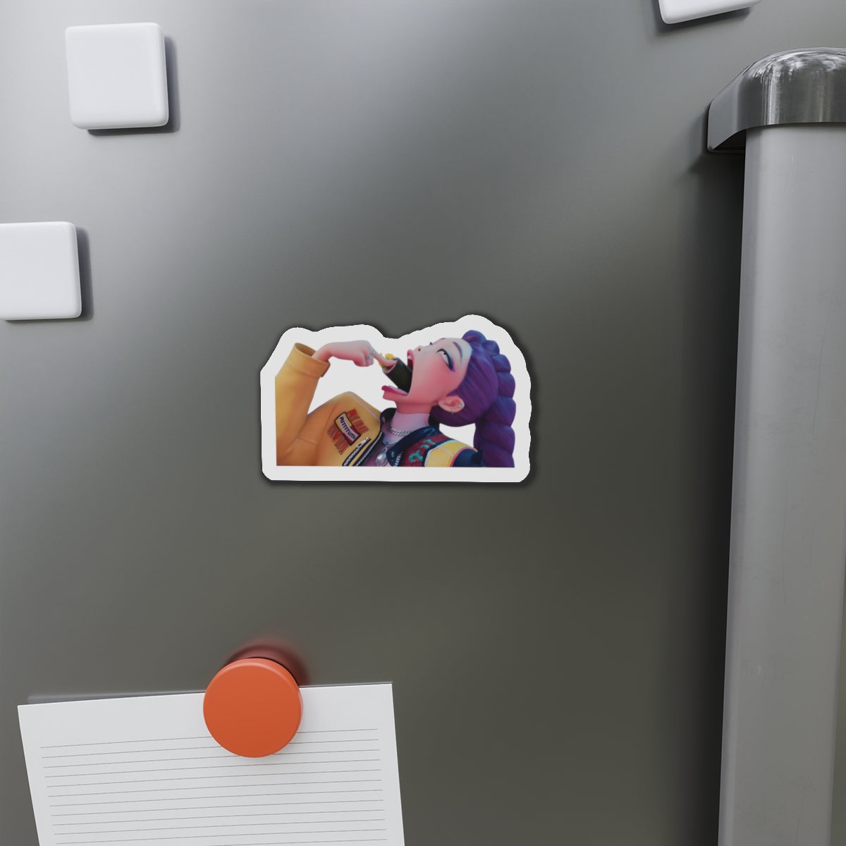 Kpop Demon Hunters Huntrix Rumi Eating Gimbap Magnet