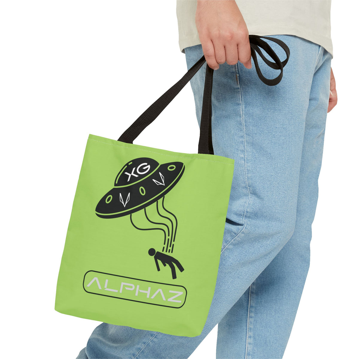 Green Cocona XG Spaceship Tote Bag Design 5