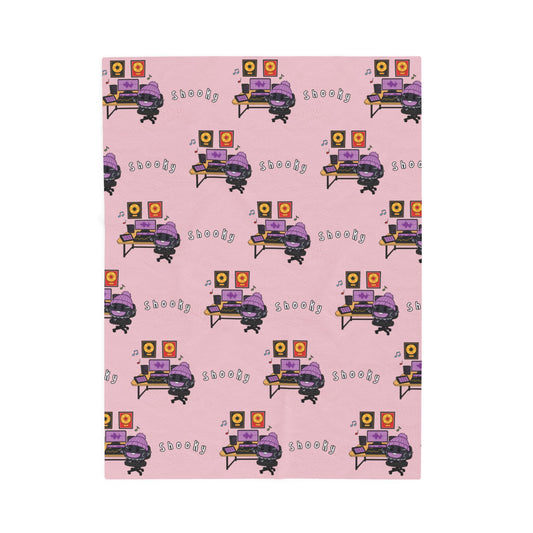Pink Shooky Blanket - BT21 Pattern Design