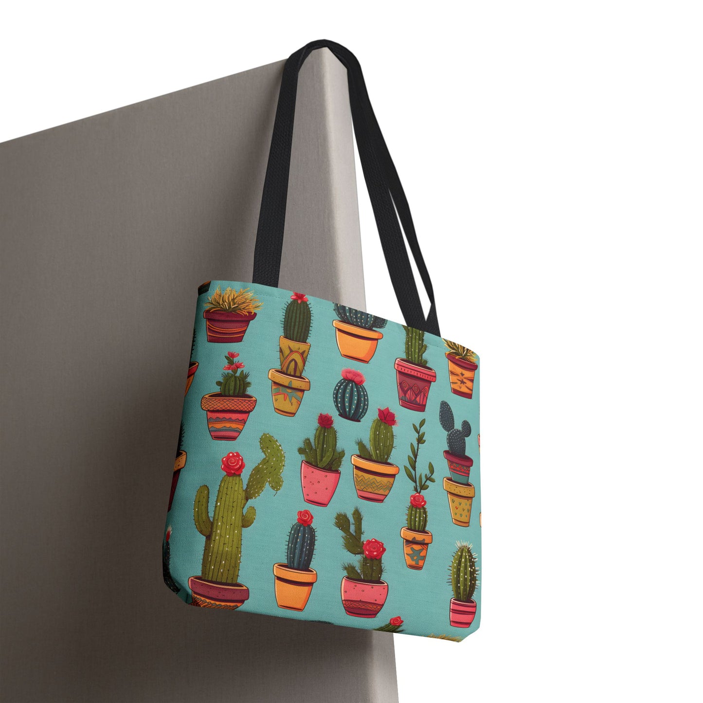 Cactus Pattern Tote Bag Design 7