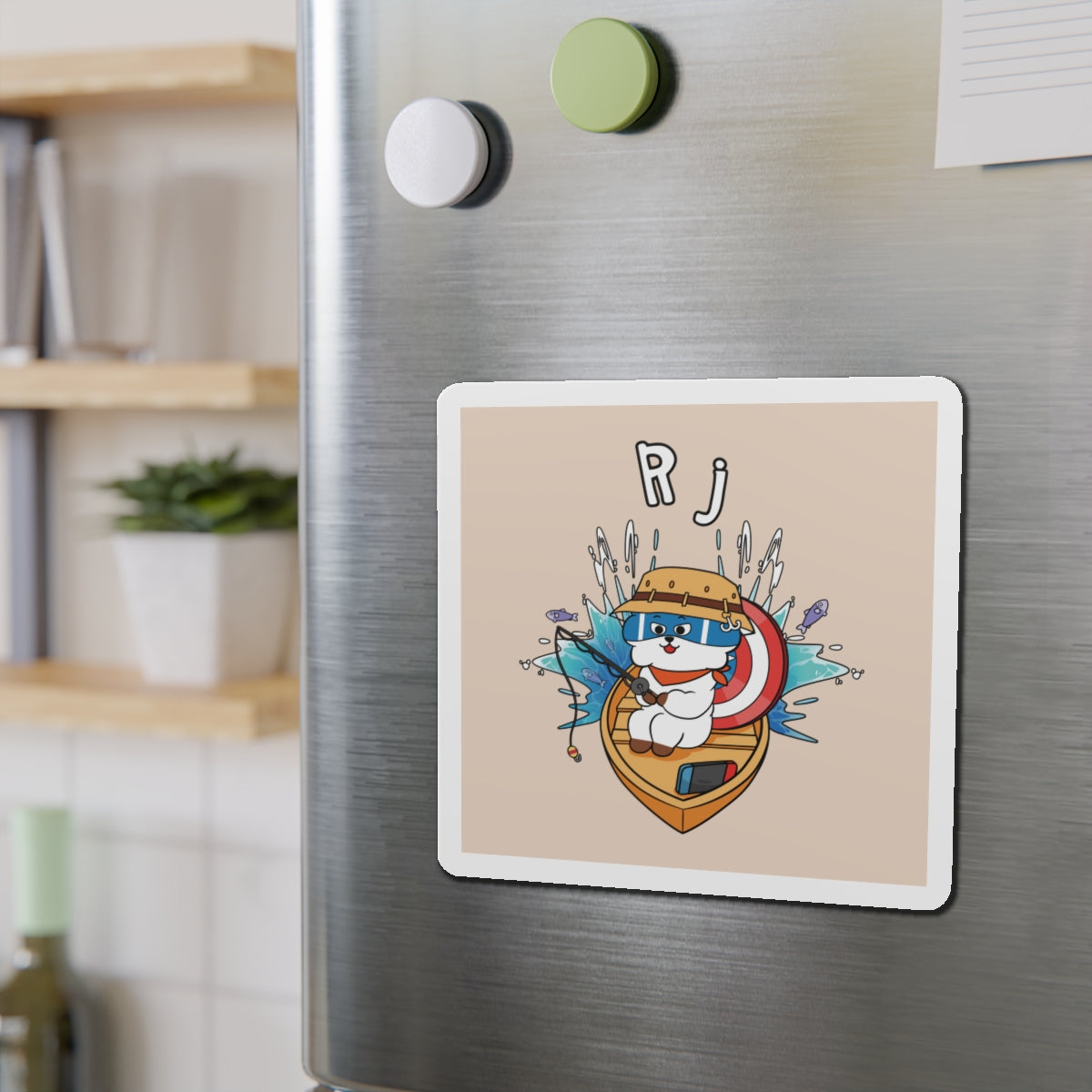 BT21 RJ Beige Magnet