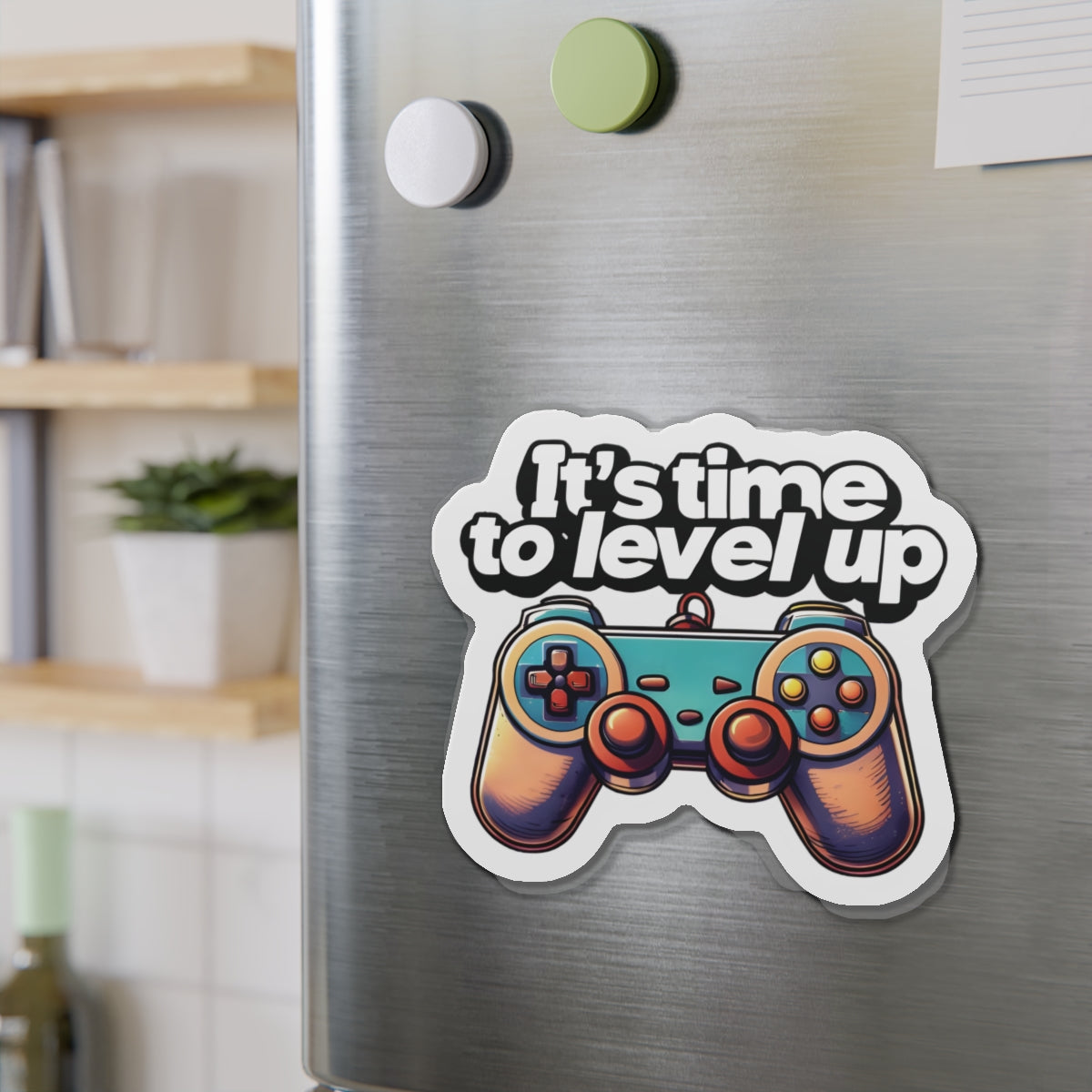 It's Time to Level Up Magnet - Motivational