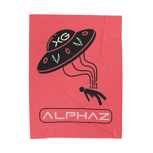 Red XG Maya Spaceship Blanket