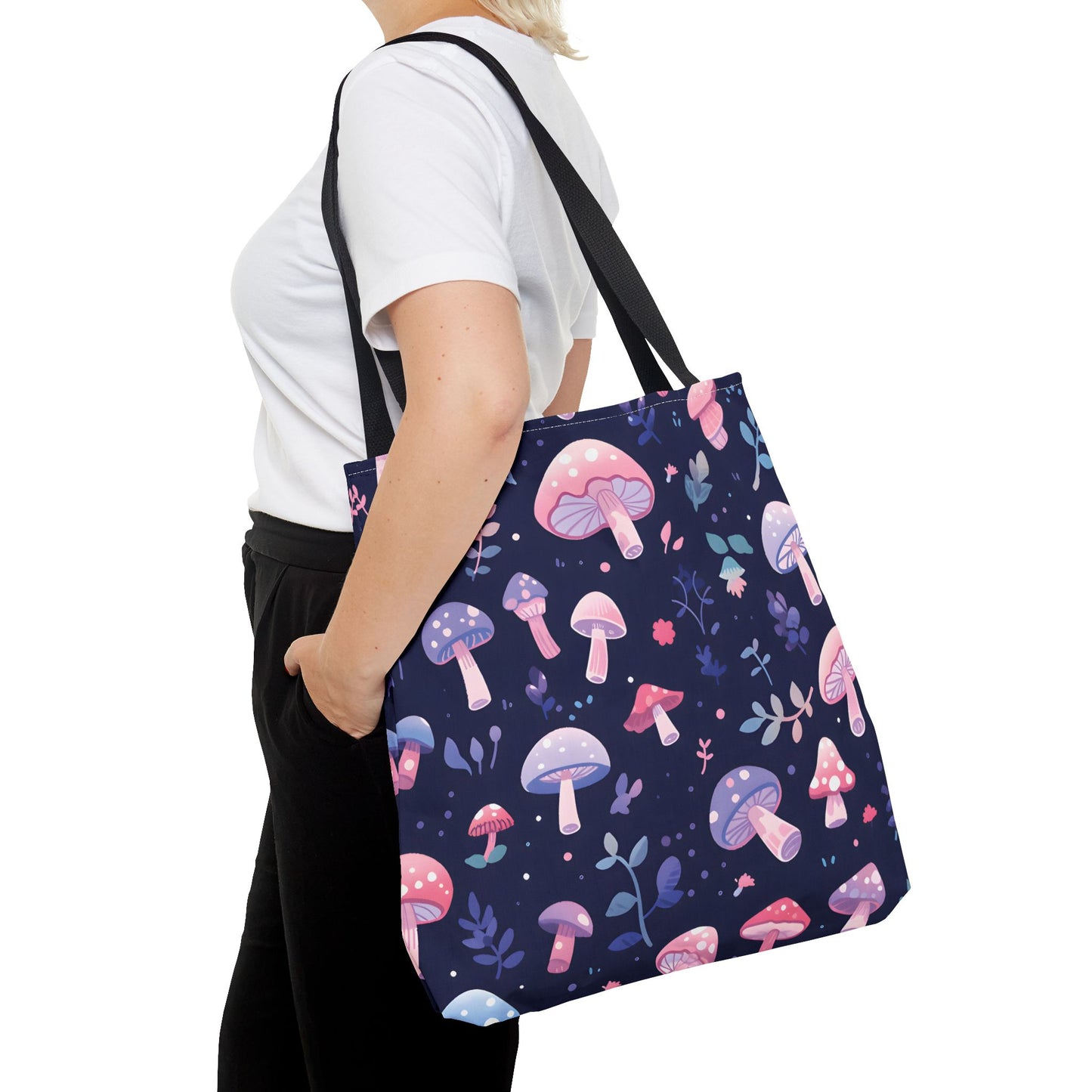 Mushroom Pattern Tote Bag Design 11
