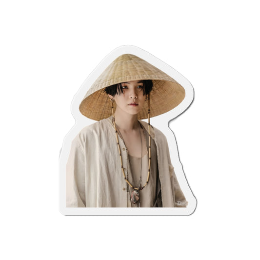 Yoongi August D D-Day Album Daechwita Satgat Woven Hat Magnet