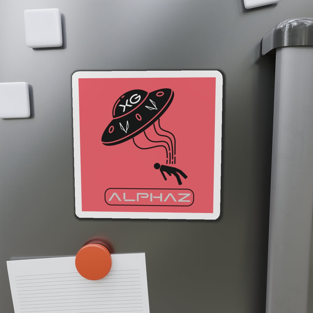 Red XG Maya Spaceship Magnet