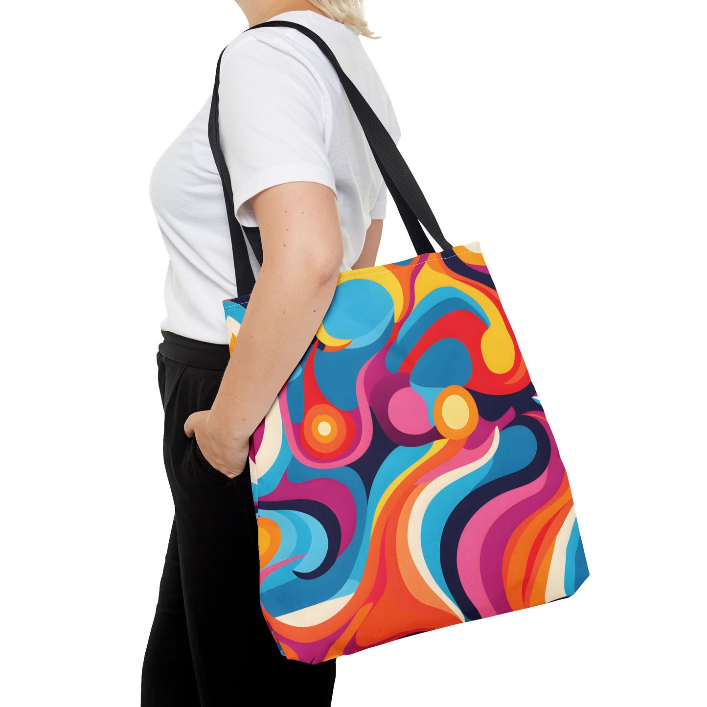 Retro Pattern Tote Bag Design 13