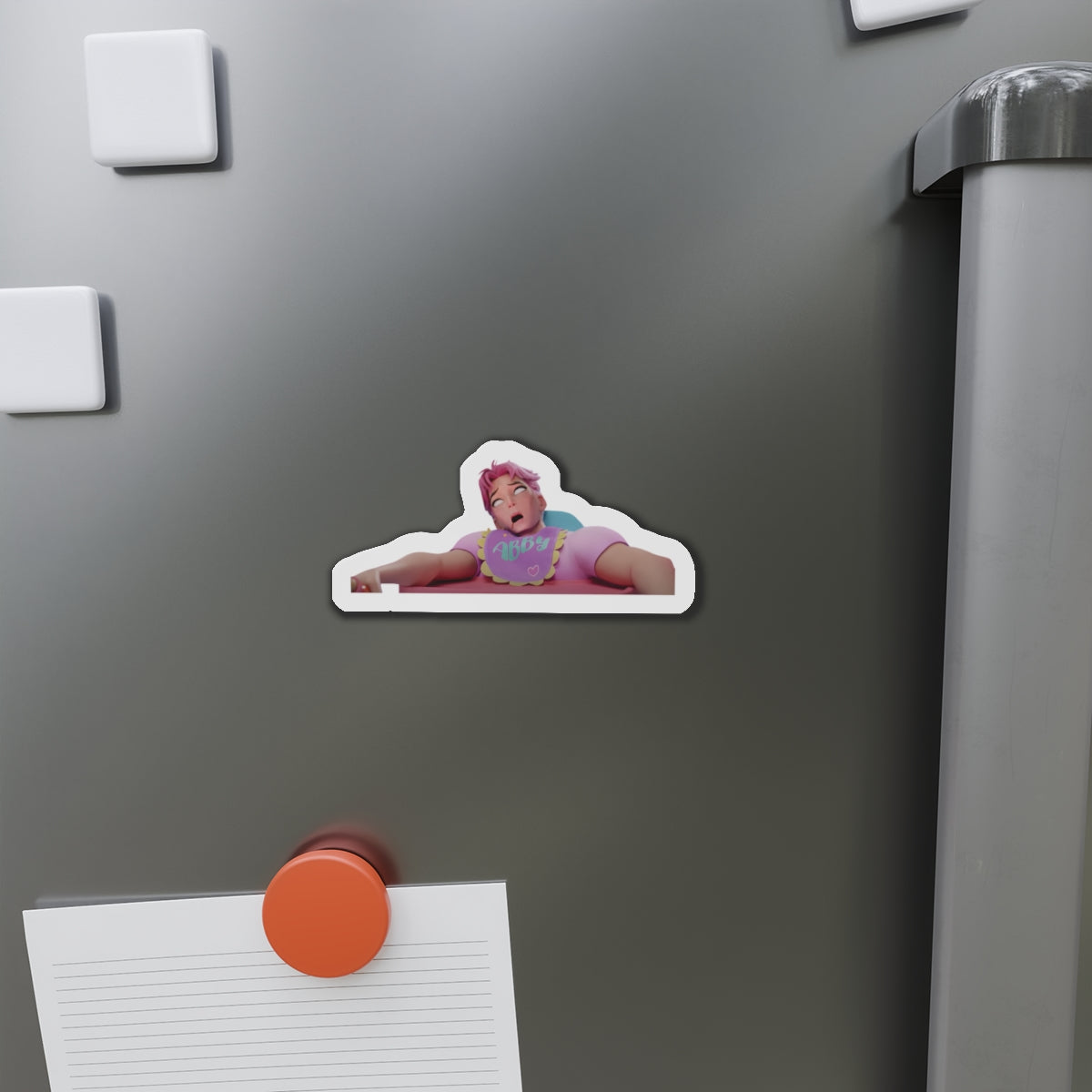 Kpop Demon Hunters Saja Boys Abby Hot Sauce Challenge Magnet